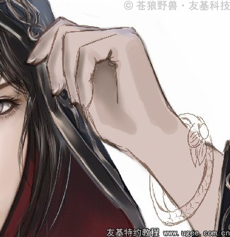 友基数位板奇幻插画教程《血之刻痕》
