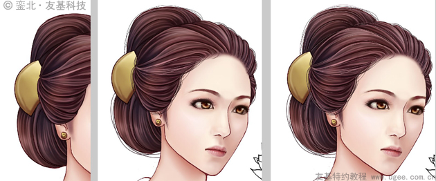 友基教程百科之古风插画教程《莲花灯》