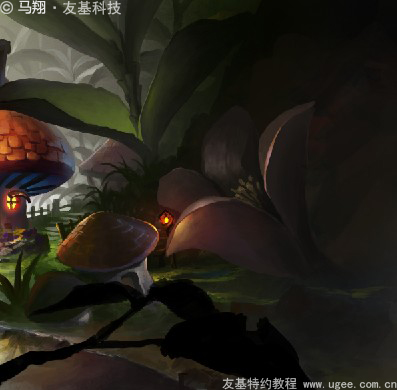 唯美插画教程《童年梦境》(下)