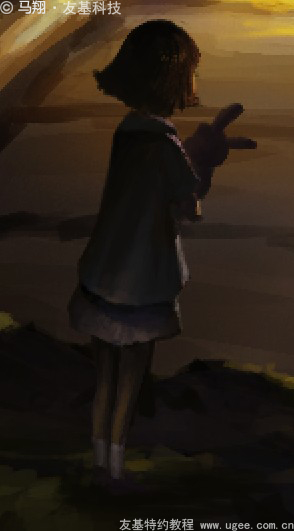唯美插画教程《童年梦境》(下)