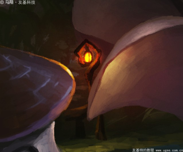 唯美插画教程《童年梦境》(下)